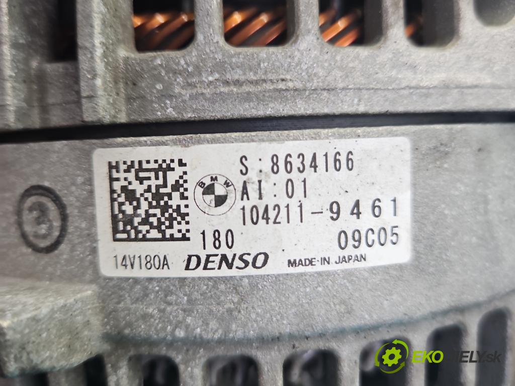 Bmw 5 G30 2017-2024 2.0 T 184 hp automatic 135 kW 1998 cm3 4- Alternator 8634166 (Alternátor)