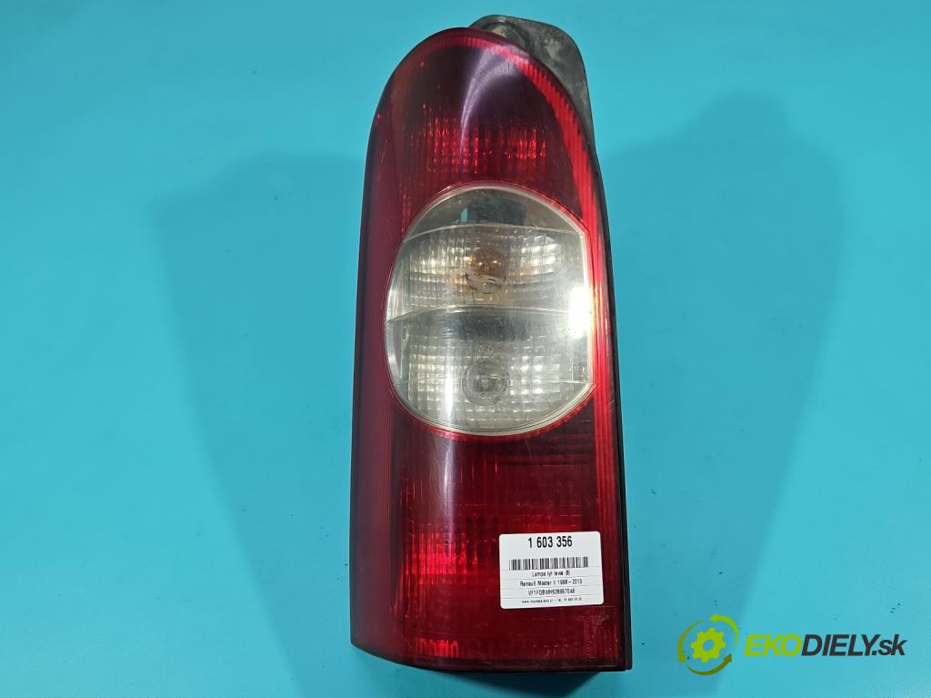 Renault Master II 1998-2010 2.5 dci 95 hp manual 70 kW 2463 cm3 5- světlo zadní levé blatník: 