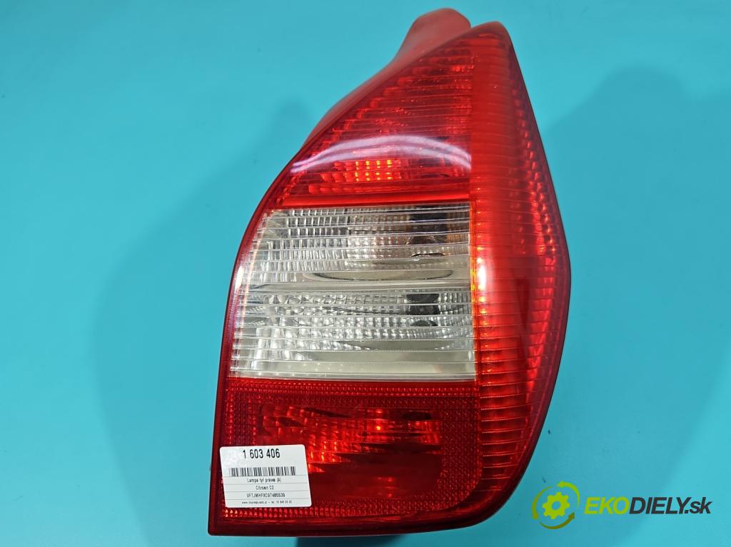 Citroen C2 1.1 8V 60 hp manual 44 kW 1124 cm3 3- světlo zadní pravé blatník: 9680283680