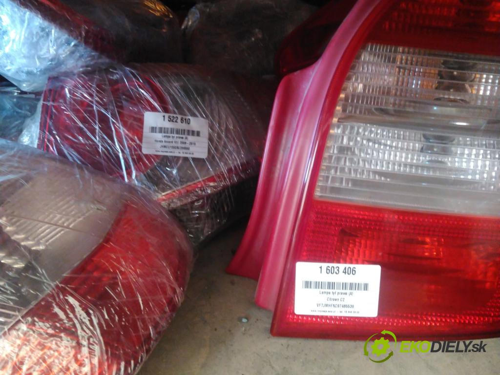 Citroen C2 1.1 8V 60 HP manual 44 kW 1124 cm3 3- svetlo / reflektor zadné pravé blatník 9680283680