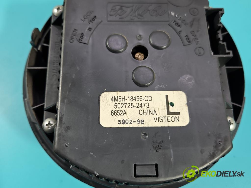 Volvo V50 2.4 20V B5244S: 140 HP automatic 103 kW 2435 cm3 5- ventilátor vzduchu 4M5H-18456-CD