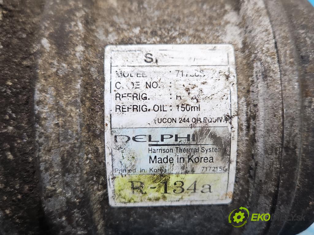 Fiat Seicento 0.9 8V 39 HP manual 29 kW 899 cm3 3- Kompresor: klimatizácie  (Kompresor klimatizácie)