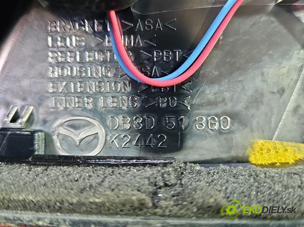 Mazda CX-3 2014-2021 1.5d 105 hp manual 77 kW 1499 cm3 5- světlo zadní levé kufrových dveří