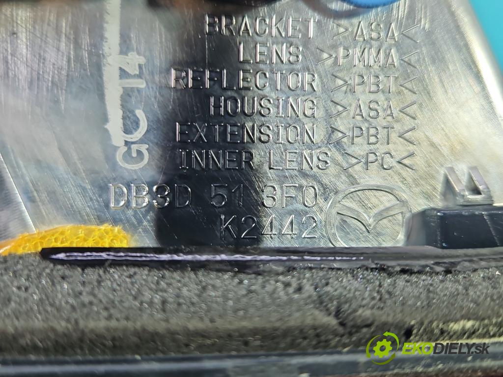 Mazda CX-3 2014-2021 1.5d 105 hp manual 77 kW 1499 cm3 5- světlo zadní pravé kufrových dveří DB3D513F0