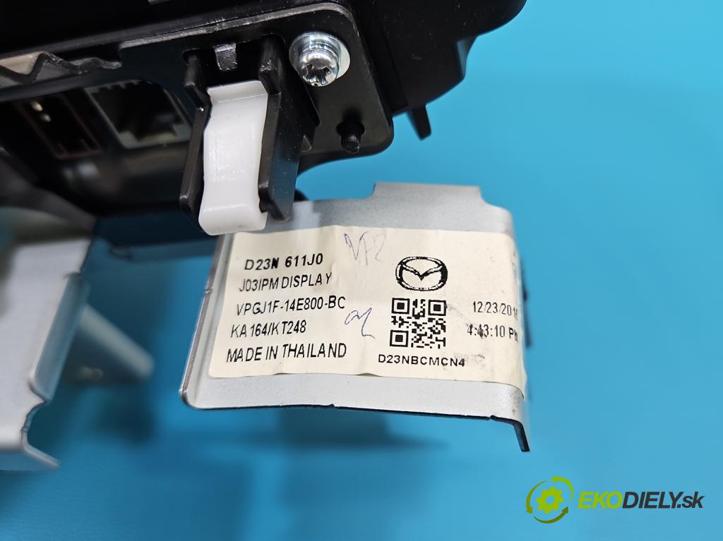 Mazda CX-3 2014-2021 1.5d 105 HP manual 77 kW 1499 cm3 5- Zobrazit: VPGJ1F-14E800-BC (Prístrojová doska)