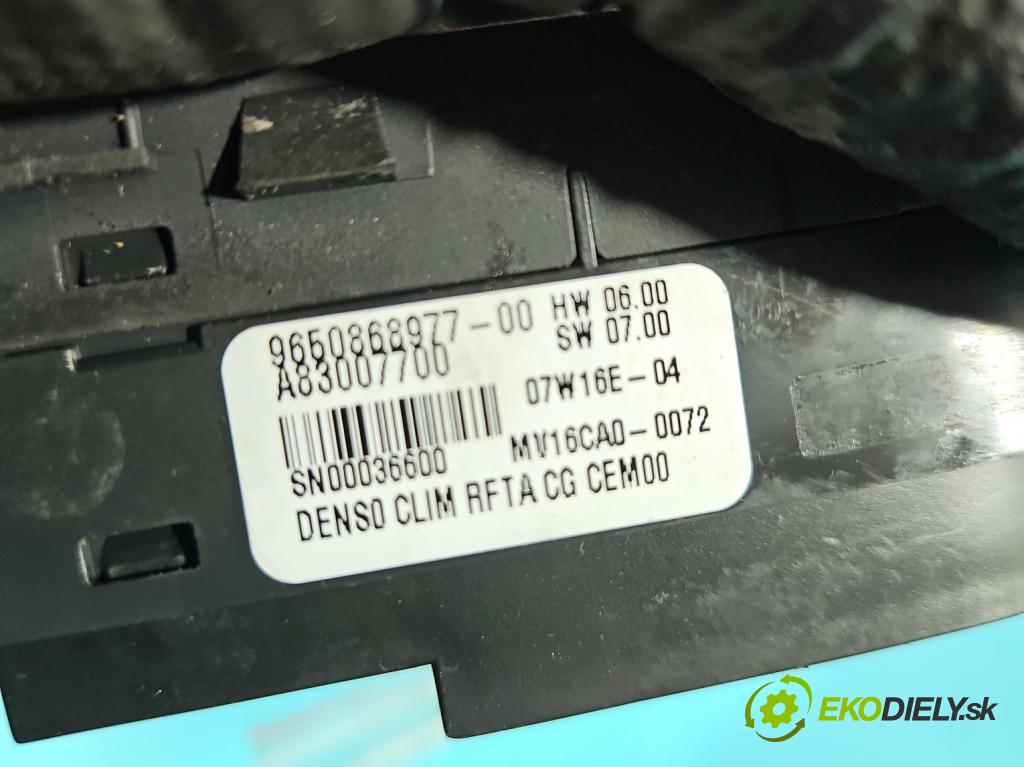 Citroen C4 Grand picasso I 2006-2013 2.0 16V 140 HP automatic 103 kW 1997 cm3 5- panel kúrenia 9650868977-00