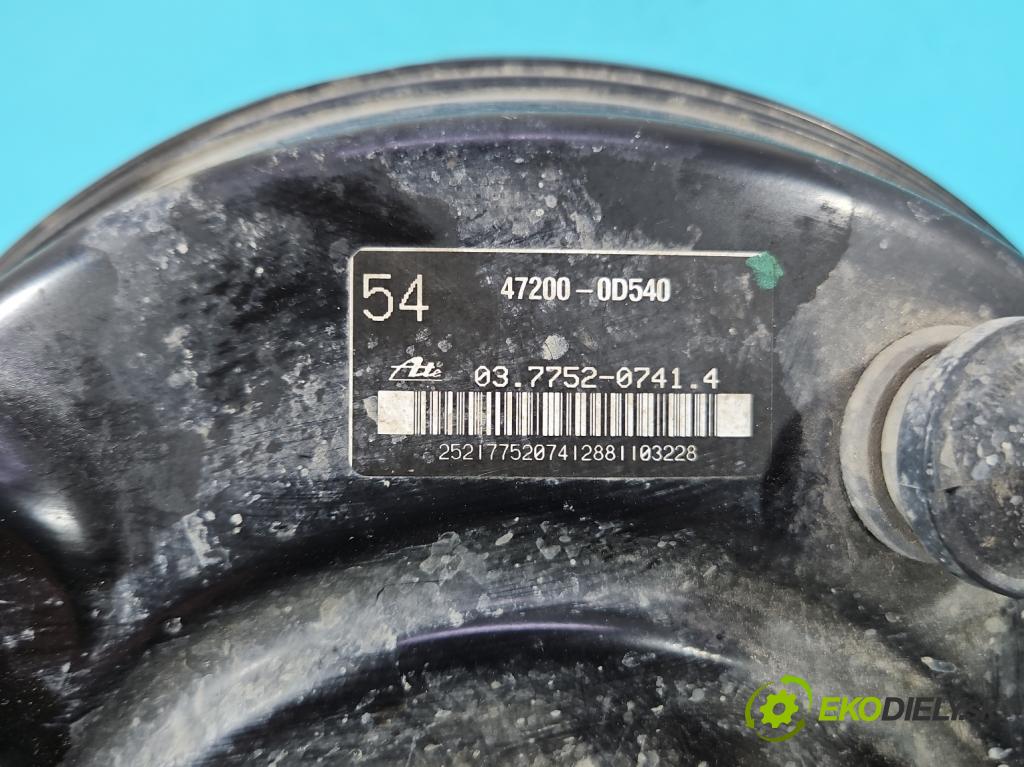Toyota Yaris III 2011-2020 1.3 vvti 99 hp manual 73 kW 1329 cm3 5- servo posilovač 47300-0D540