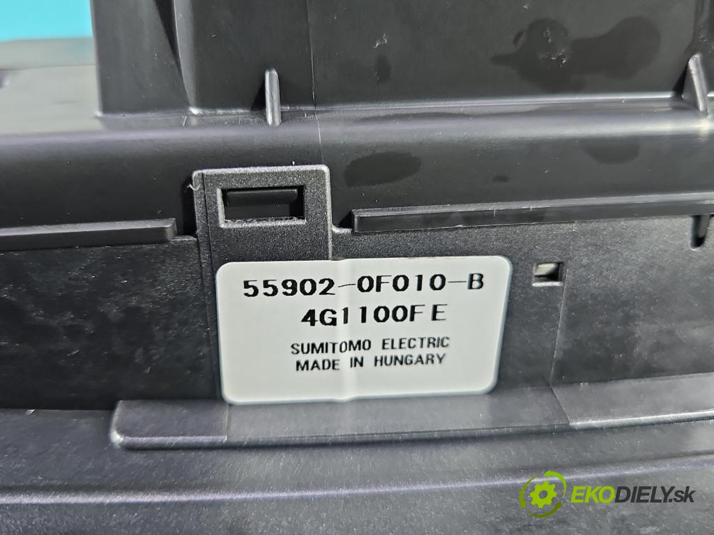 Toyota Corolla Verso II 2004-2009 2.0 D4D 116 HP manual 85 kW 1995 cm3 5- panel kúrenia 4G1100FE