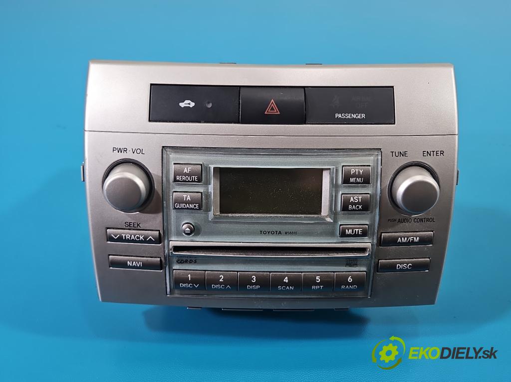 Toyota Corolla Verso II 2004-2009 2.0 D4D 116 HP manual 85 kW 1995 cm3 5- Radio originál 86120-0F010