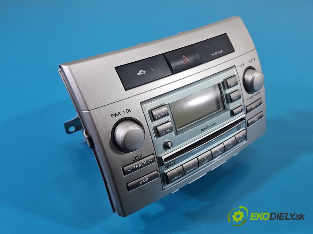 Toyota Corolla Verso II 2004-2009 2.0 D4D 116 HP manual 85 kW 1995 cm3 5- Radio originál 86120-0F010