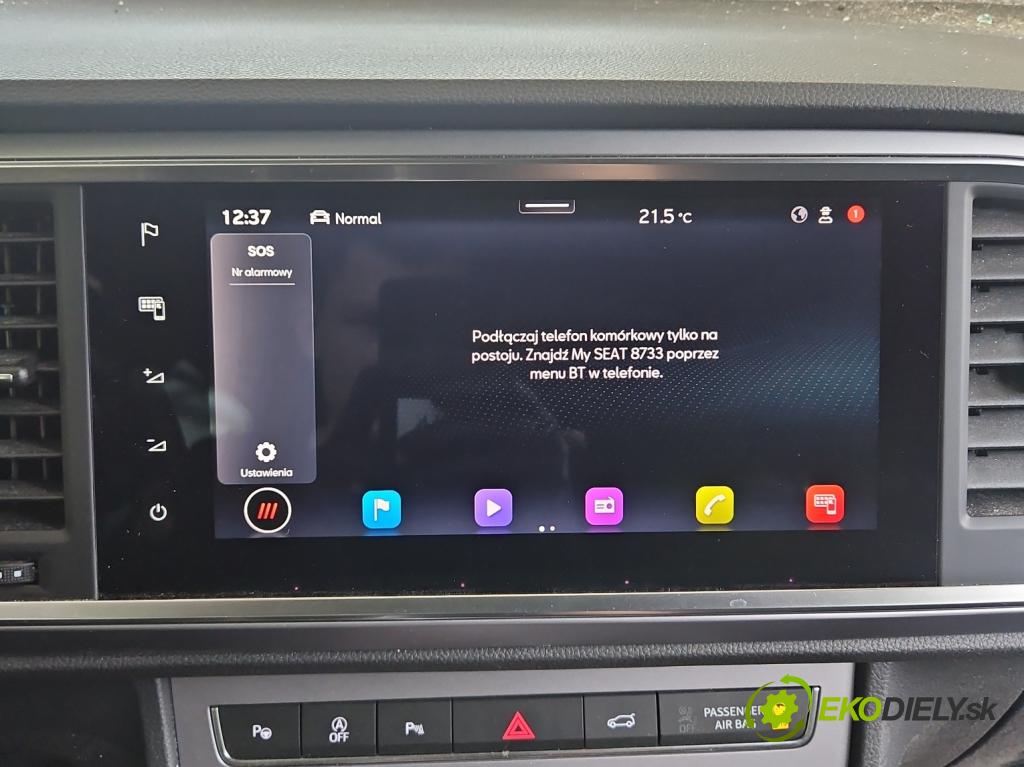 Seat Ateca 2016- 1.5 TSI 150 HP automatic 110 kW 1498 cm3 5- Zobrazit: 5FJ919606A (Prístrojová doska)