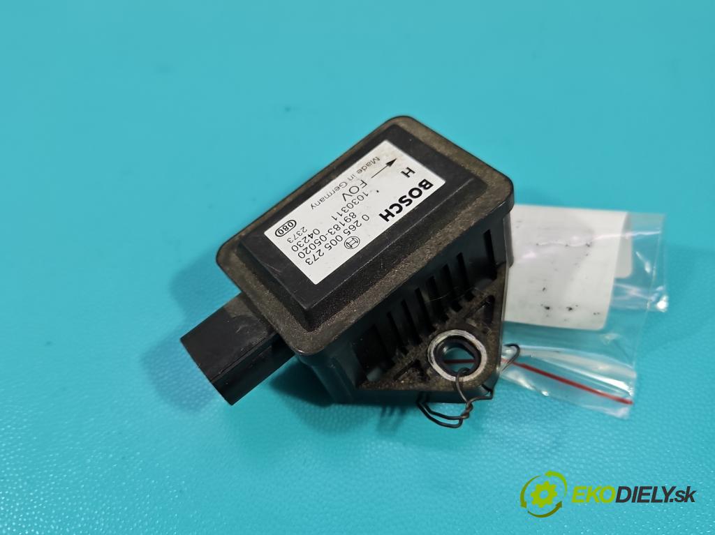 Toyota Corolla Verso II 2004-2009 2.0 D4D 116 HP manual 85 kW 1995 cm3 5- snímač ESP 0265005273