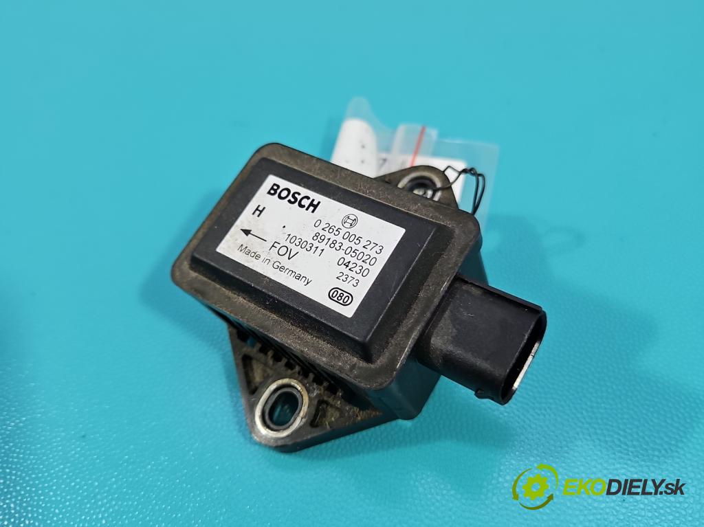 Toyota Corolla Verso II 2004-2009 2.0 D4D 116 HP manual 85 kW 1995 cm3 5- snímač ESP 0265005273