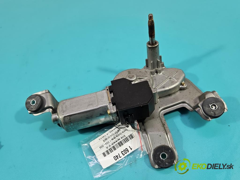 Toyota Corolla Verso II 2004-2009 2.0 D4D 116 HP manual 85 kW 1995 cm3 5- motor stieračov zadné 85130-0F010