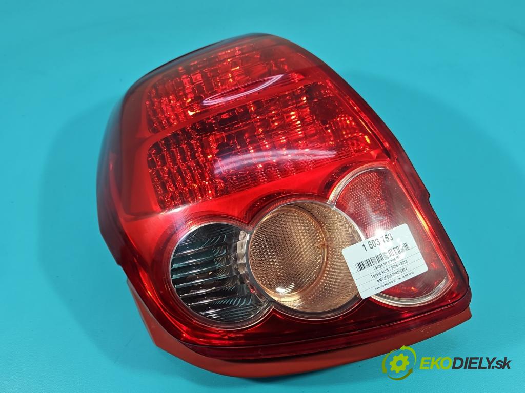 Toyota Auris I 2006-2013 1.4 D4D 90 HP automatic 66 kW 1364 cm3 3- svetlo / reflektor zadné pravé  (Kľučka dverí ostatné)