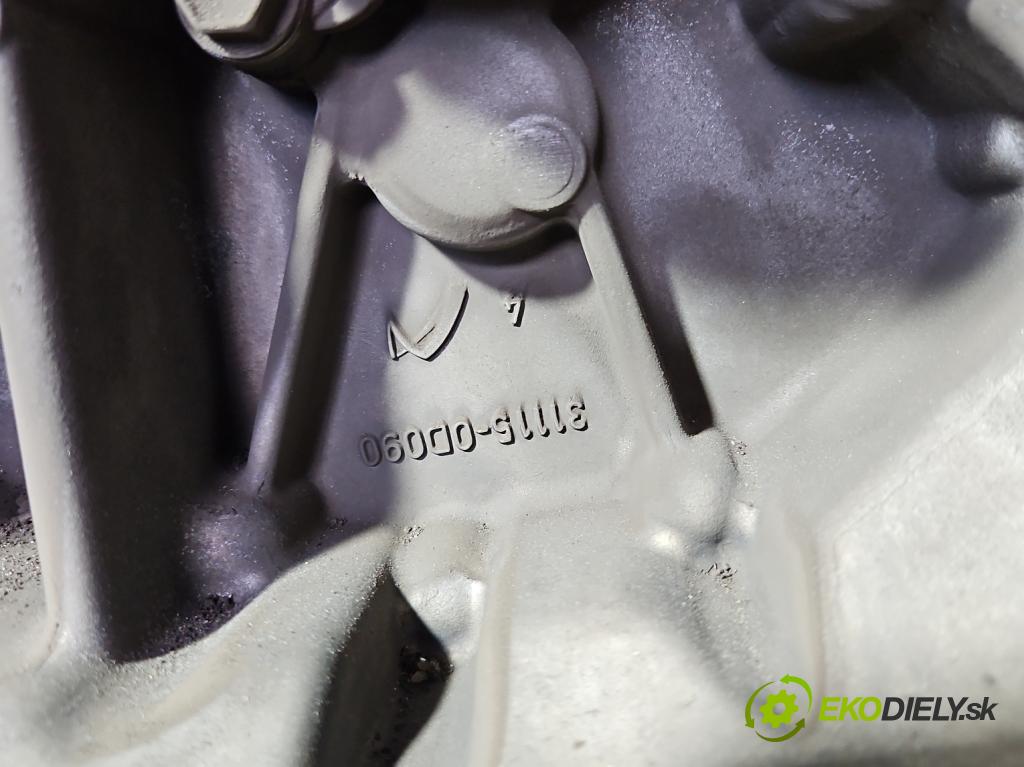 Toyota Yaris III 2011-2020 1.3 vvti 99 HP manual 73 kW 1329 cm3 5- prevodovka stupeň,rýchlosť manual 31115-0D090