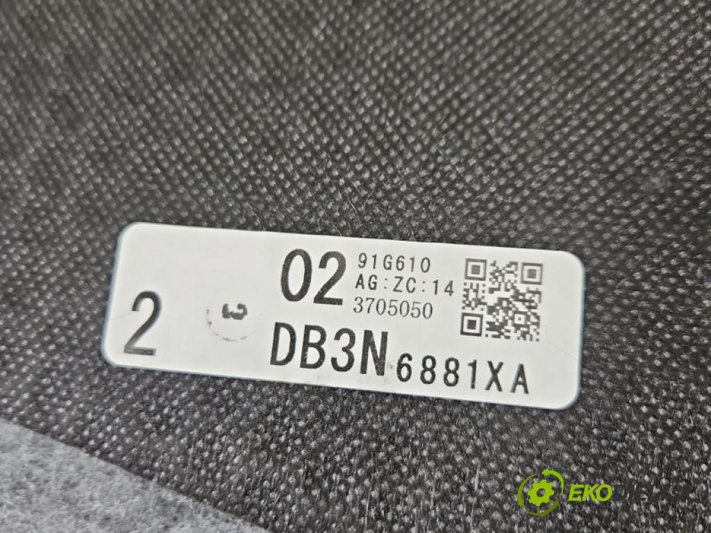 Mazda CX-3 2014-2021 1.5 105 HP manual 77 kW 1499 cm3 5- koberec do auta kufra: DB3N6881XA