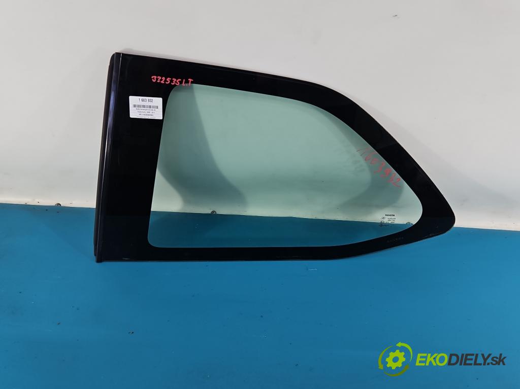 Toyota Auris I 2006-2013 1.4 D4D 90 HP automatic 66 kW 1364 cm3 3- sklo zadné ľavé 