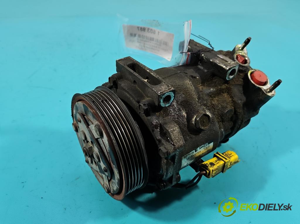 Citroen C4 Grand picasso I 2006-2013 2.0 16V 140 hp automatic 103 kW 1997 cm3 5- Kompresor: klíma 9651911480 (Kompresor klimatizace)