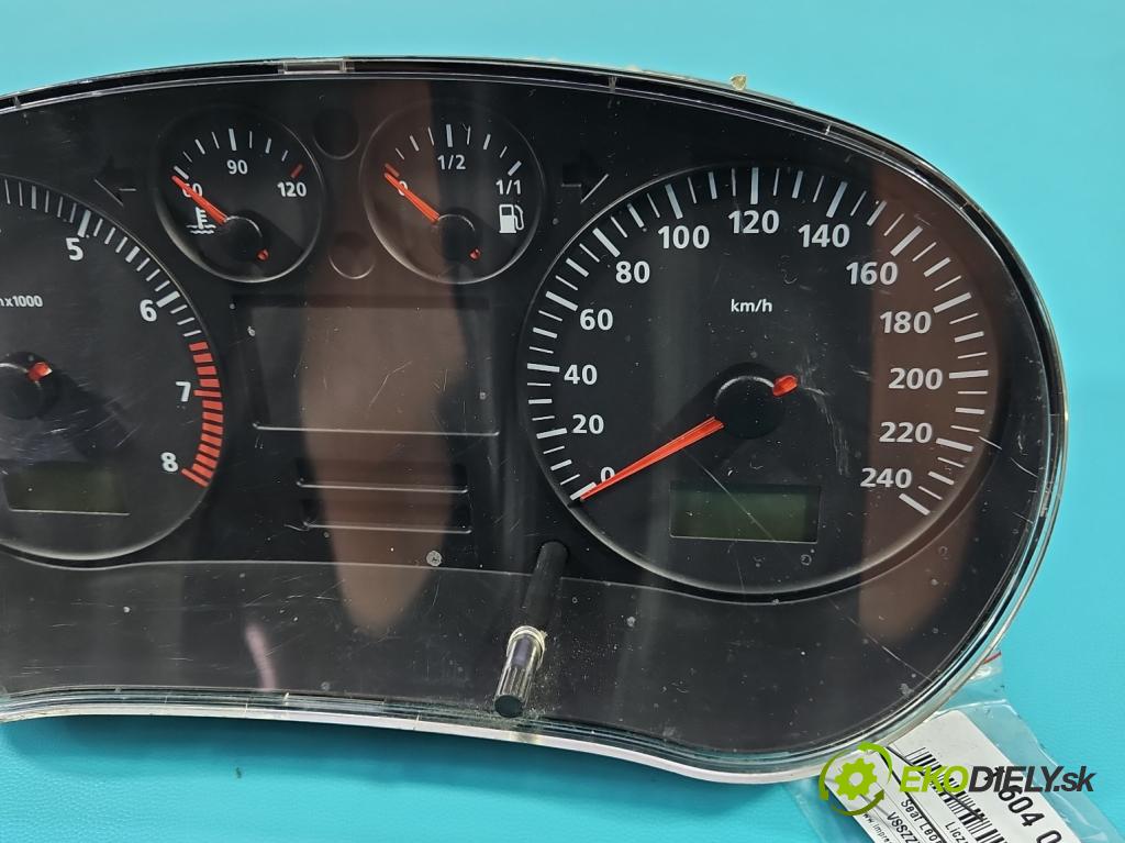 Seat Leon I 1999-2005 1.6 16V 105 HP manual 77 kW 1598 cm3 5- prístrojovka/ budíky W01M0920802A (Prístrojová doska)