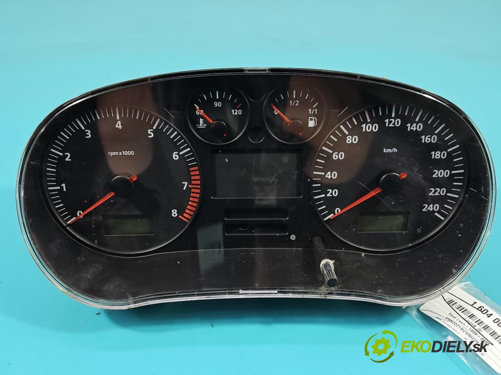 Seat Leon I 1999-2005 1.6 16V 105 HP manual 77 kW 1598 cm3 5- prístrojovka/ budíky W01M0920802A (Prístrojová doska)