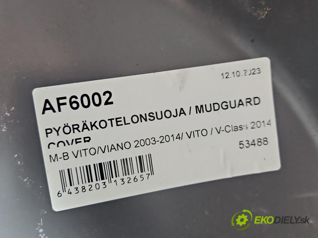 Mercedes Vito W447 2014- 1.6 cdi 114 hp manual 84 kW 1598 cm3 5- kryt plastová