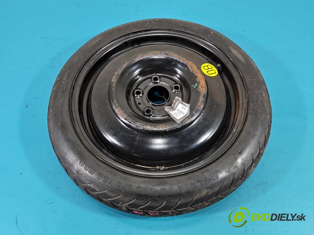 Toyota Auris I 2006-2013 1.4 D4D 90 HP automatic 66 kW 1364 cm3 3- koleso rezervne 17
