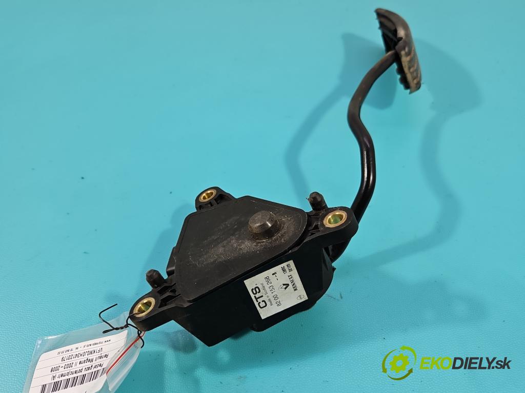 Renault Megane II 2003-2008 1.6 16V 113 hp manual 83 kW 1598 cm3 5- pedal plyn: potenciometr: 8200153268