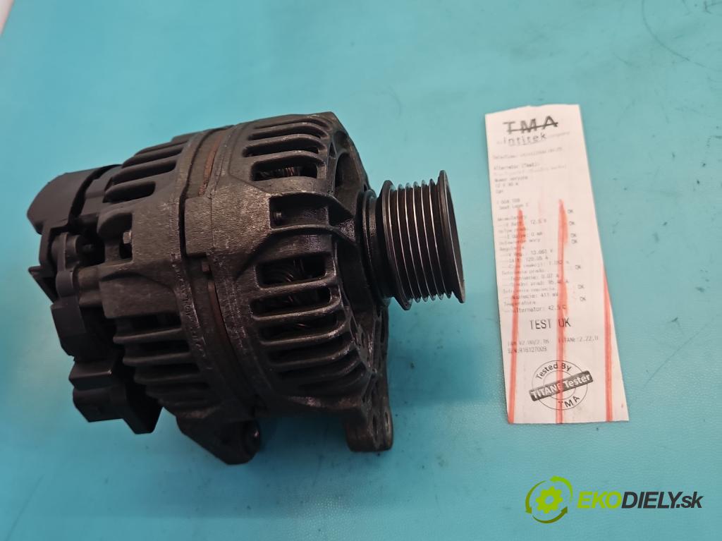 Seat Leon I 1999-2005 1.6 16V 105 HP manual 77 kW 1598 cm3 5- Alternator 028903028D (Alternátor)