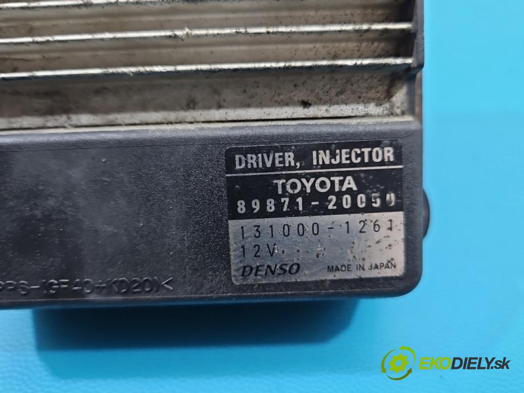 Toyota Corolla Verso II 2004-2009 2.0 D4D 116 hp manual 85 kW 1995 cm3 5- řídící jednotka 89871-20050