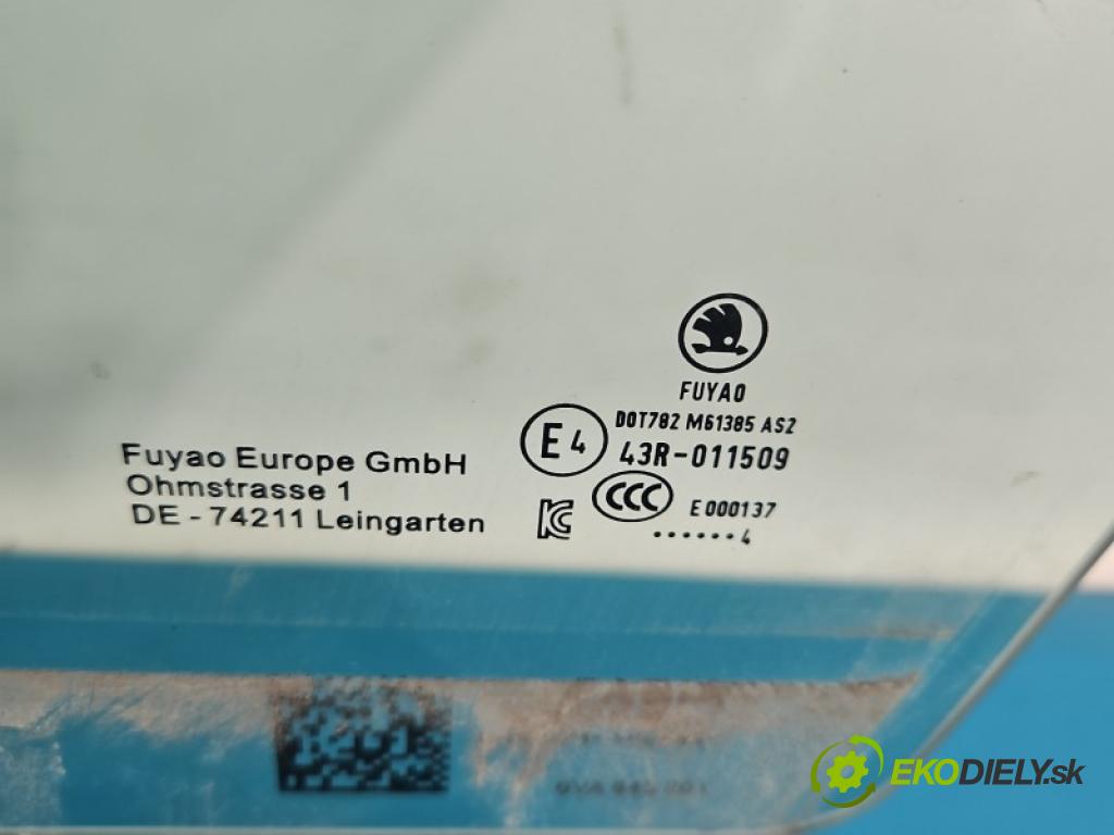 Skoda Fabia IV 2021- 1.0 TSI 116 hp manual 85 kW 999 cm3 5- sklo dveře přední levé