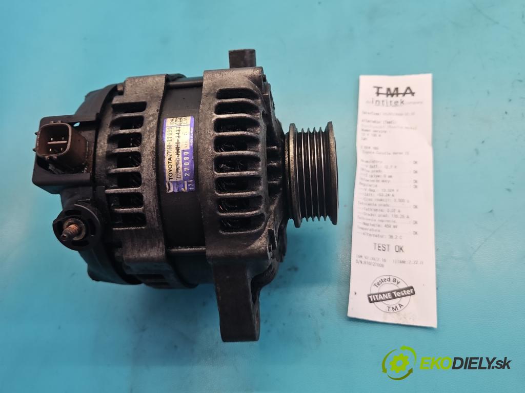 Toyota Corolla Verso II 2004-2009 2.0 D4D 116 hp manual 85 kW 1995 cm3 5- Alternator 27060-27090 (Alternátor)