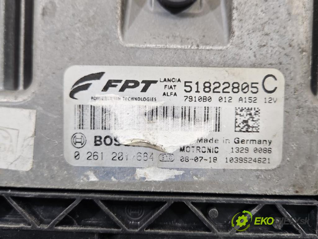 Fiat Punto Grande 1.4 T 120 hp manual 88 kW 1368 cm3 5- řídící jednotka motoru 0261201684