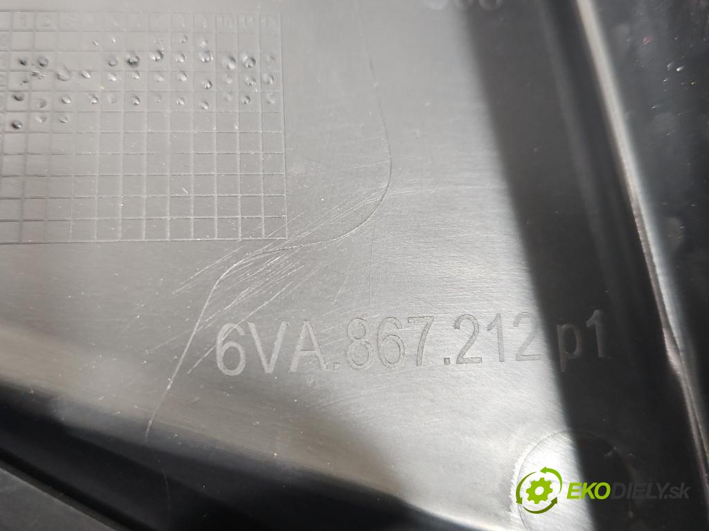Skoda Fabia IV 2021- 1.0 TSI 116 hp manual 85 kW 999 cm3 5- Tapacír: dveře zadní pravé 6VA867212
