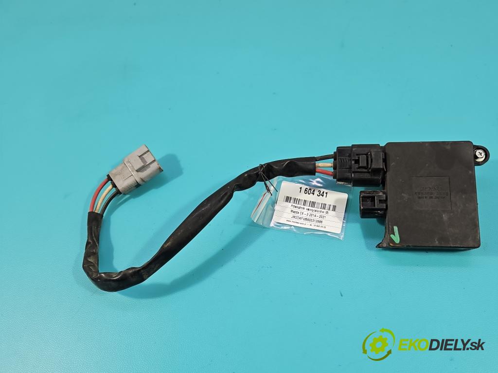 Mazda CX-3 2014-2021 1.5d 105 hp manual 77 kW 1499 cm3 5- relé ventilátoru: 499300-3580