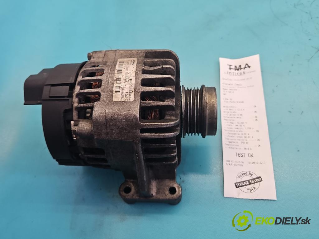 Fiat Punto Grande 1.4 T 120 hp manual 88 kW 1368 cm3 5- Alternator 51788658 (Alternátor)