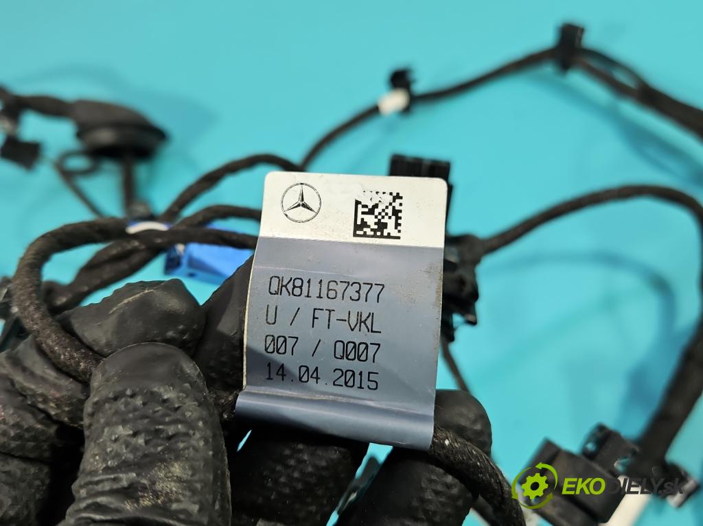 Mercedes Vito W447 2014- 1.6 cdi 114 HP manual 84 kW 1598 cm3 5- Zväzok: dvere predné vľavo: QK81167377