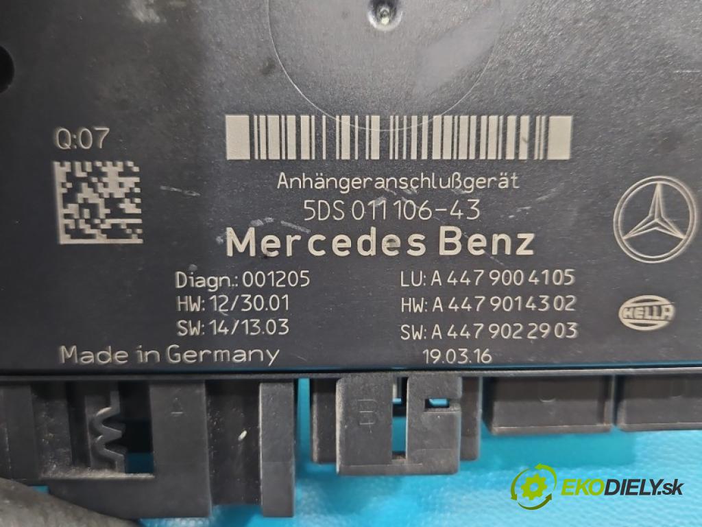 Mercedes Vito W447 2014- 1.6 cdi 114 hp manual 84 kW 1598 cm3 5- řídící jednotka 5DS011106-43