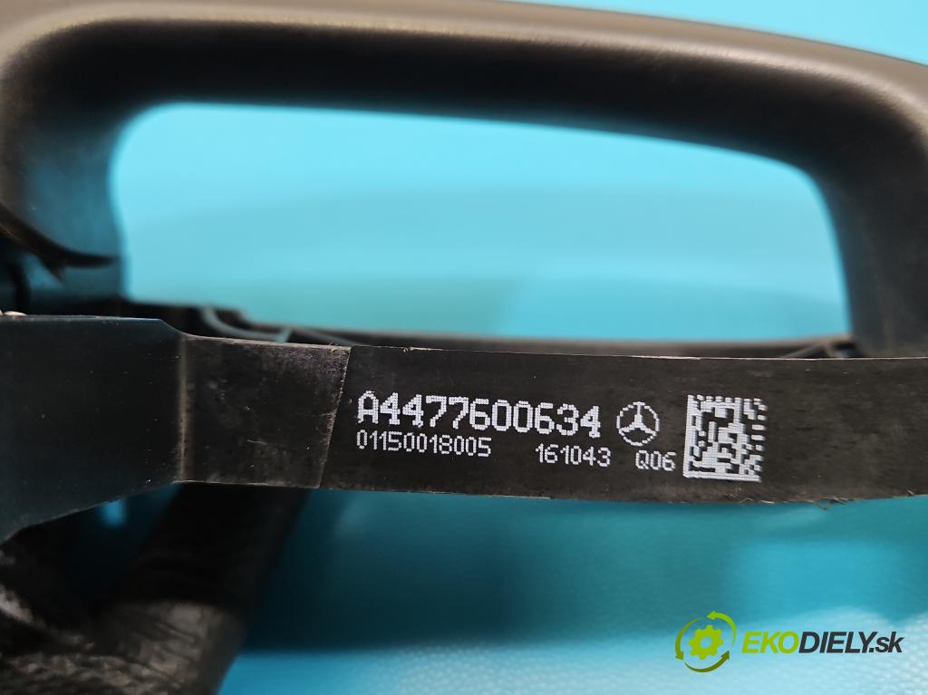 Mercedes Vito W447 2014- 1.6 cdi 114 HP manual 84 kW 1598 cm3 5- rukoväť predné pravé mimo: A4477600634 (Kľučka dverí ostatné)