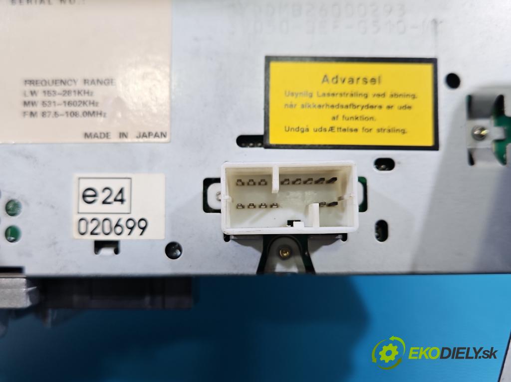 Honda Accord VII 2002-2008 2.2 i-CTDi 140 HP manual 103 kW 2204 cm3 5- Radio originál 39050-SEF-G510-M1
