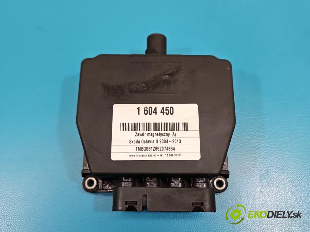 Skoda Octavia II 2004-2013 1.9 tdi 105 HP manual 77 kW 1896 cm3 5- ventil magnetické: 6Q0906625 (Ventil ostatné)