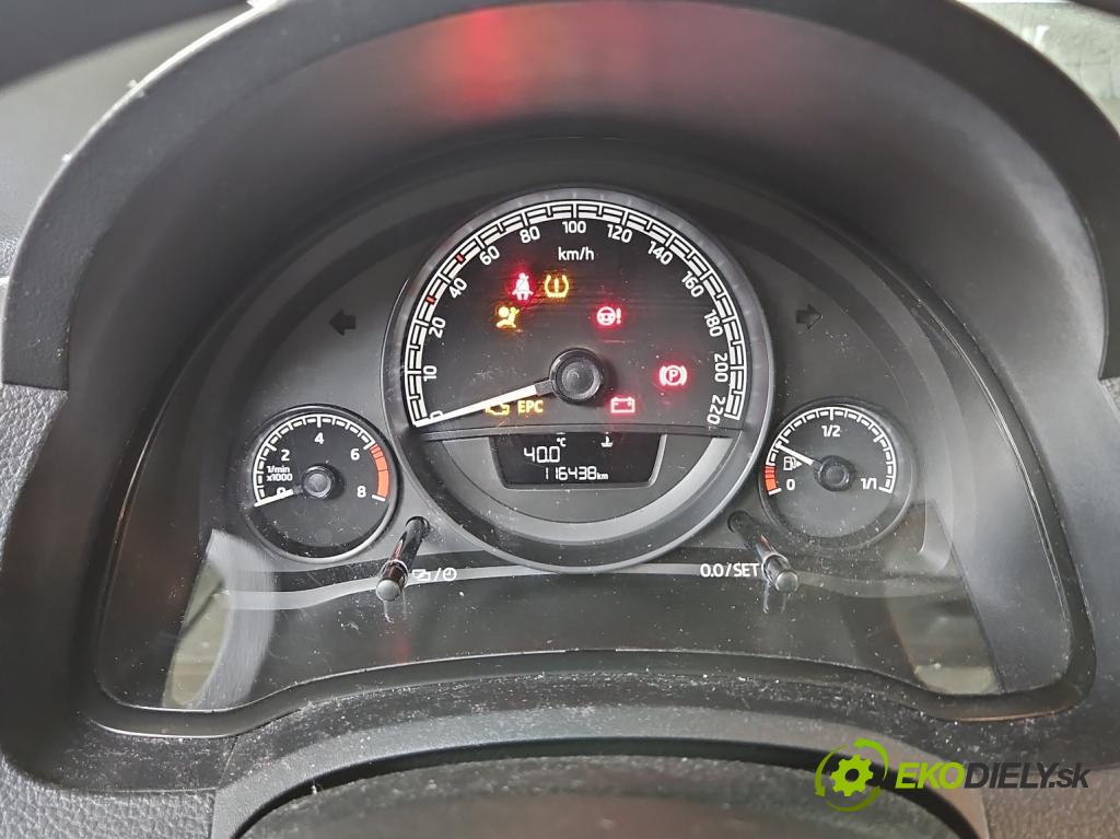 Skoda Citigo 2011-2019 1.0 MPI 75 hp manual 55 kW 999 cm3 5- Přístrojová deska 1ST920862 (Přístrojová deska)