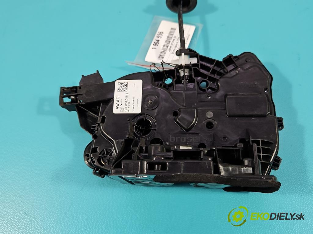 Skoda Fabia IV 2021- 1.0 TSI 116 HP manual 85 kW 999 cm3 5- zámok zadné ľavý 10A839015B