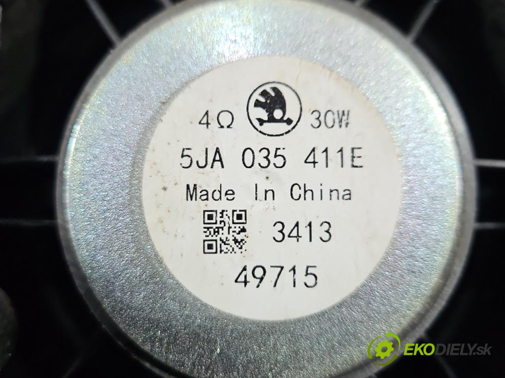 Skoda Fabia IV 2021- 1.0 TSI 116 hp manual 85 kW 999 cm3 5- reproduktory komplet 5JA035411E