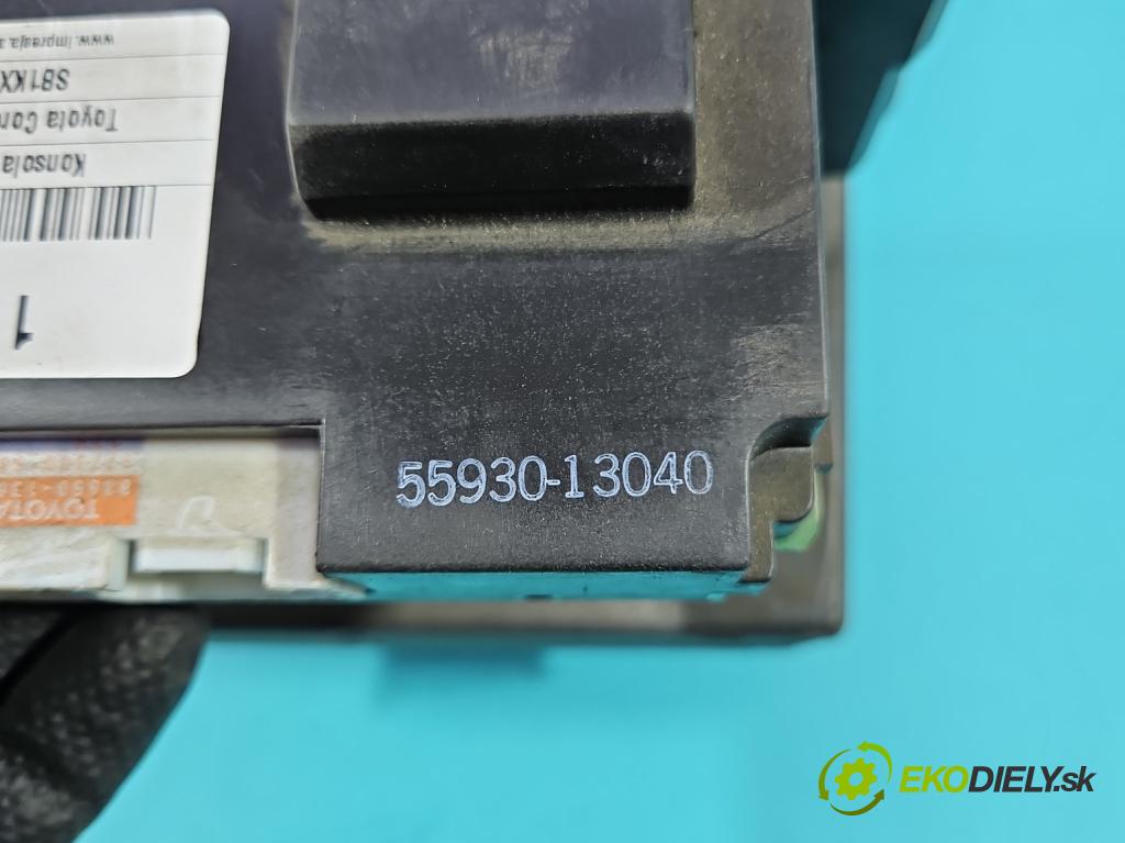 Toyota Corolla E12 2001-2009 2.0 D4D 90 hp manual 66 kW 1995 cm3 5- palubní deska panel topení 55930-13040