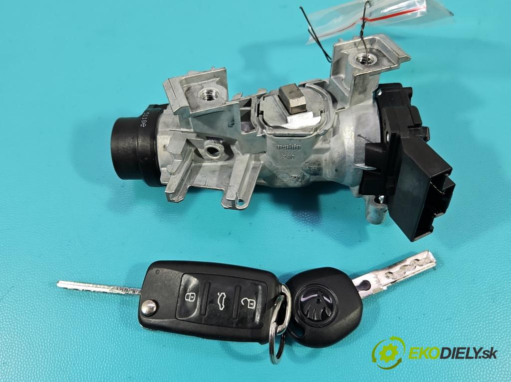 Skoda Citigo 2011-2019 1.0 MPI 75 hp manual 55 kW 999 cm3 5- spínací skříňka 6RA905865B (Spínací skříňka)