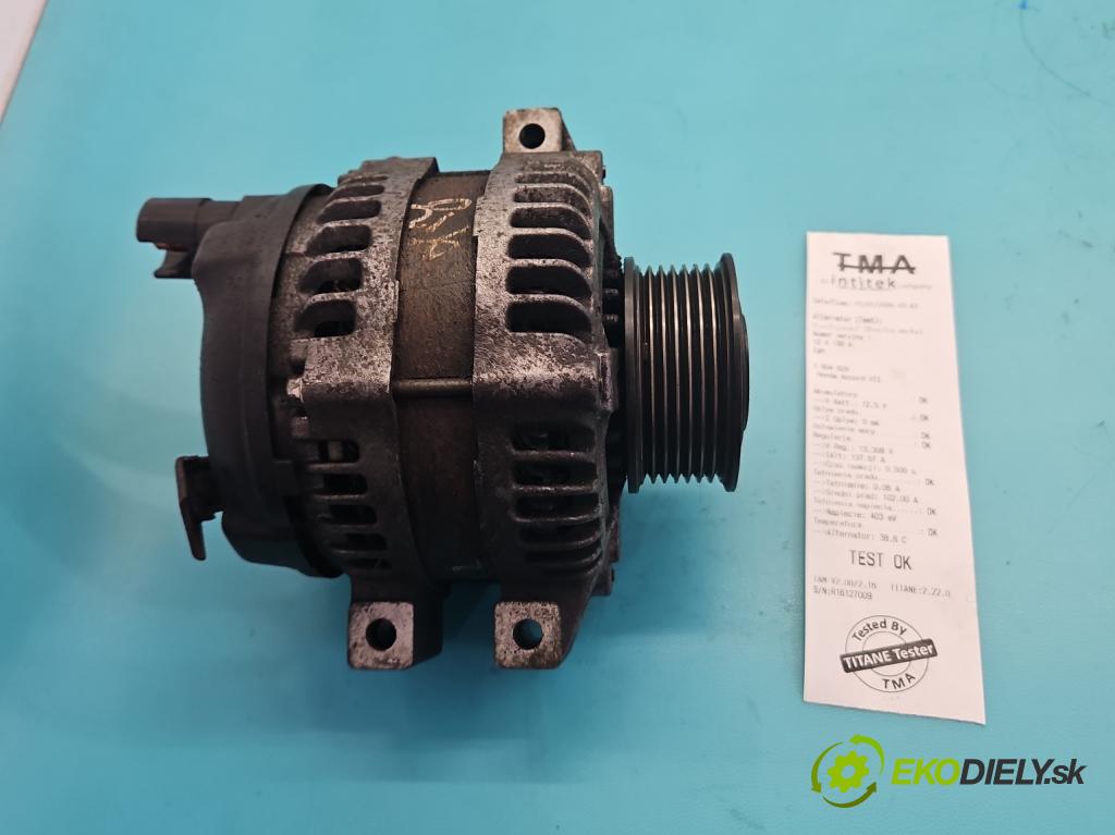 Honda Accord VII 2002-2008 2.2 i-CTDi 140 hp manual 103 kW 2204 cm3 5- Alternator 104210-4860 (Alternátor)
