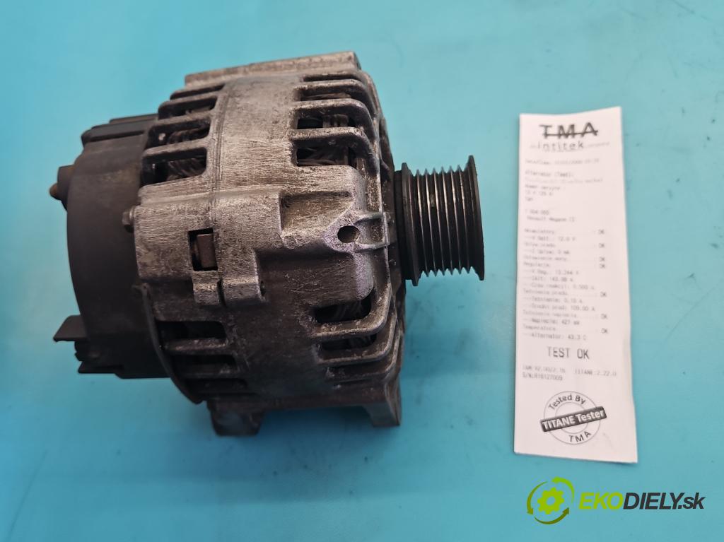 Renault Megane II 2003-2008 1.9 dci 120 hp manual 88 kW 1870 cm3 5- Alternator 8200290217 (Alternátor)
