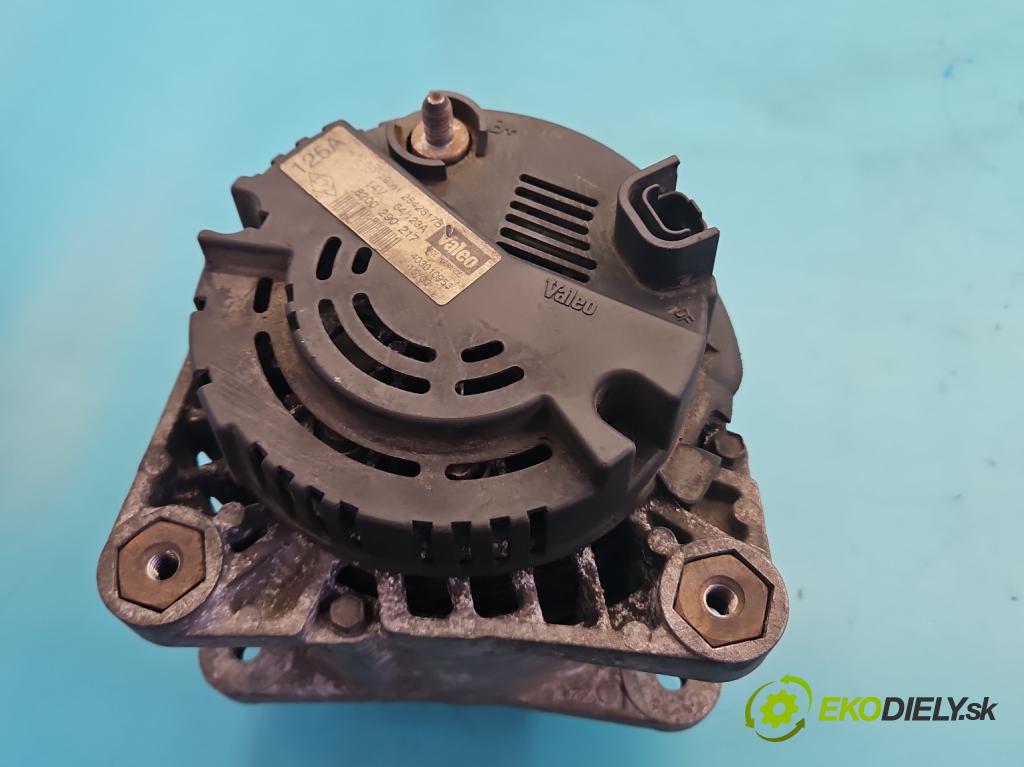 Renault Megane II 2003-2008 1.9 dci 120 HP manual 88 kW 1870 cm3 5- Alternator 8200290217 (Alternátor)
