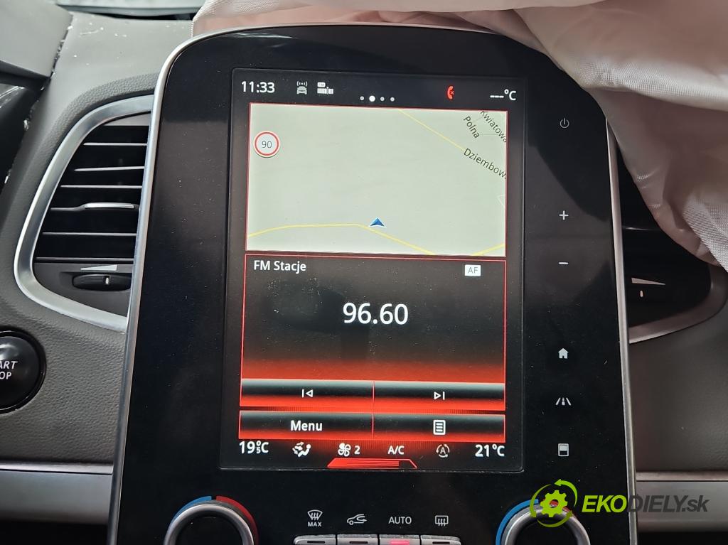 Renault Espace V 2014-2023 1.6 dci 160 HP automatic 118 kW 1598 cm3 5- Radio originál 280907095R